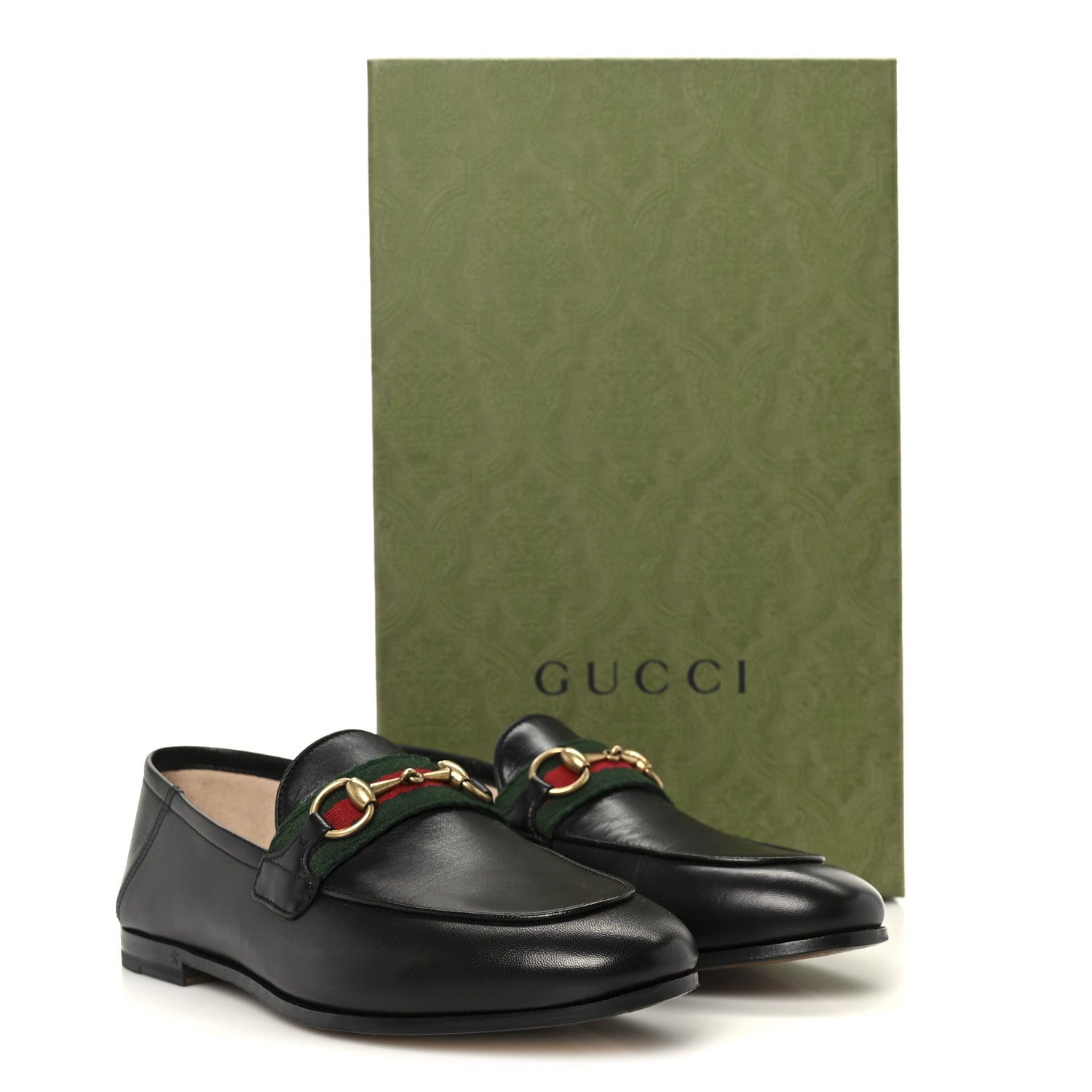 Malaga Kid Web Womens Horsebit Loafers 39.5 Black 35 Black