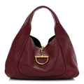 Grained Calfskin Softbit Maxi Shoulder Bag Rosso Ancora Red
