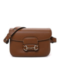 Arabella Calfskin Horsebit 1955 Soft Small Shoulder Bag Sundial