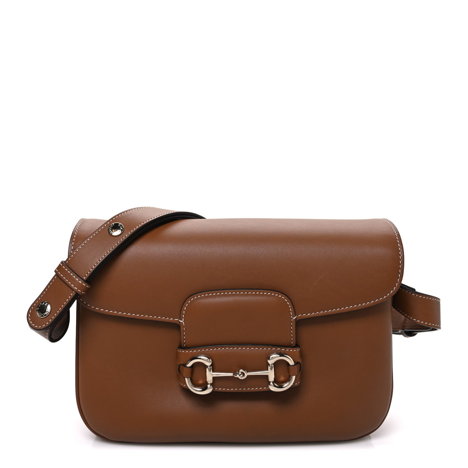 Arabella Calfskin Horsebit 1955 Soft Small Shoulder Bag Sundial