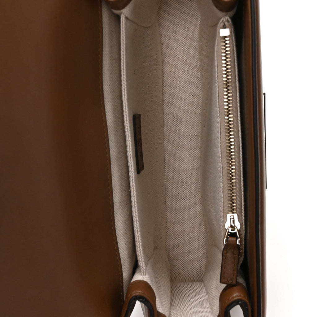 Suede Micro GG Small Go Shoulder Bag Brown