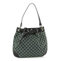 Monogram Drawstring Shoulder Bag Green