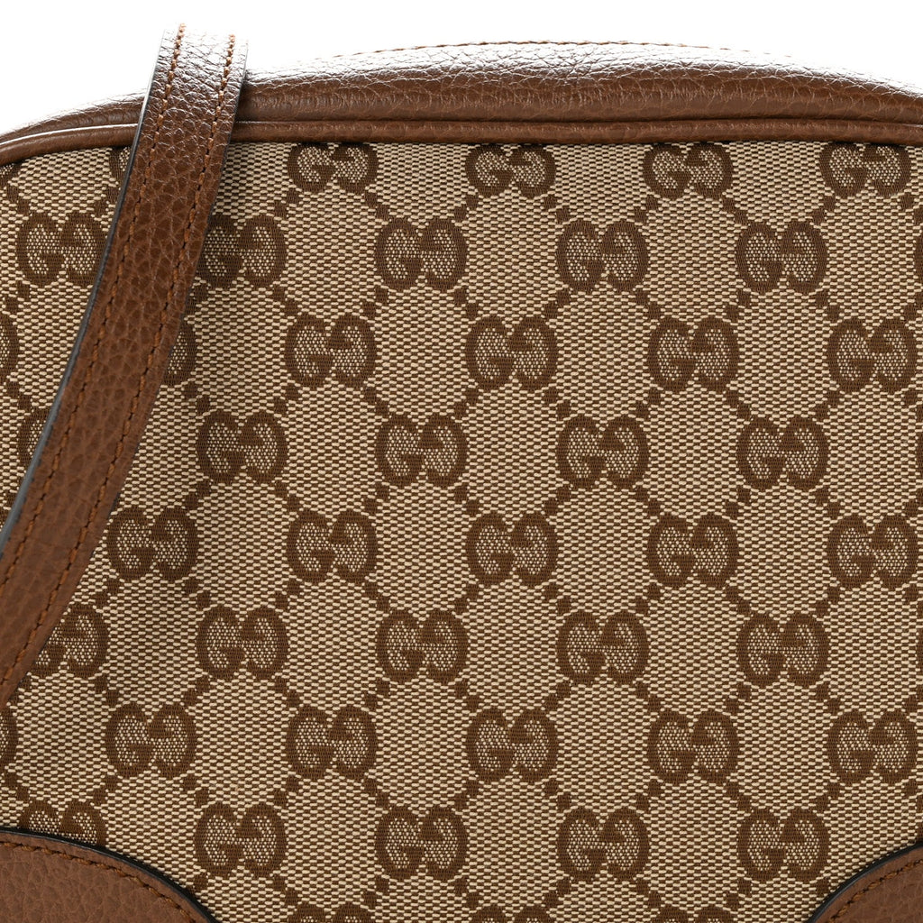 Monogram Mini Bree Messenger Bag Beige Tabacco