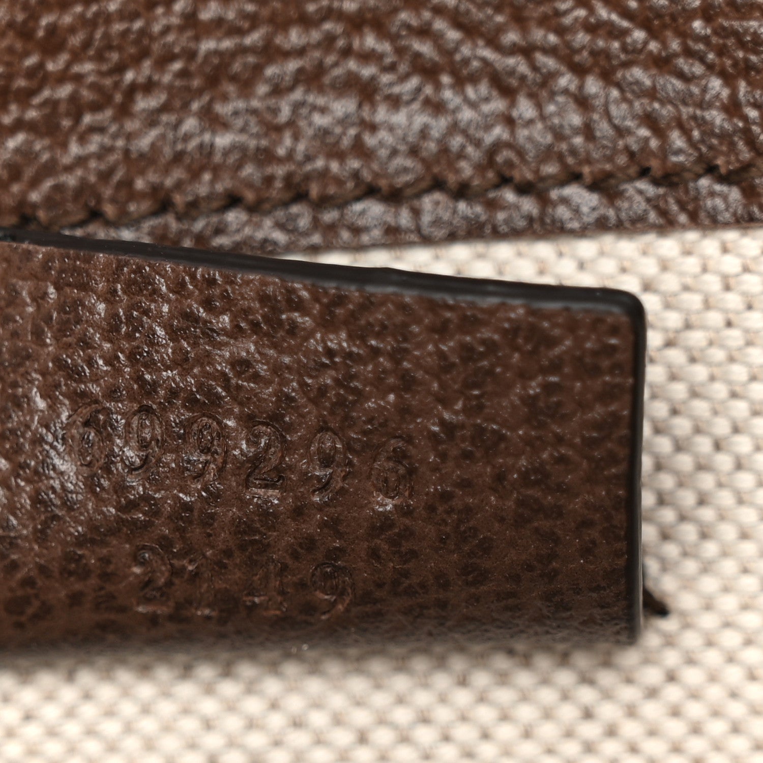 Monogram Jumbo GG Textured Dollar Calfskin Mini Horsebit 1955 Shoulder Bag Camel Ebony New Acero