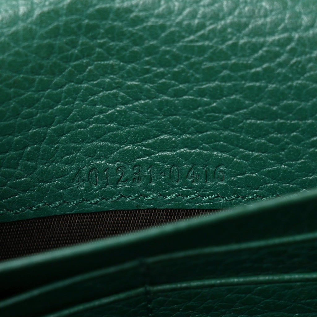 Calfskin Mini Dionysus Chain Wallet Emerald
