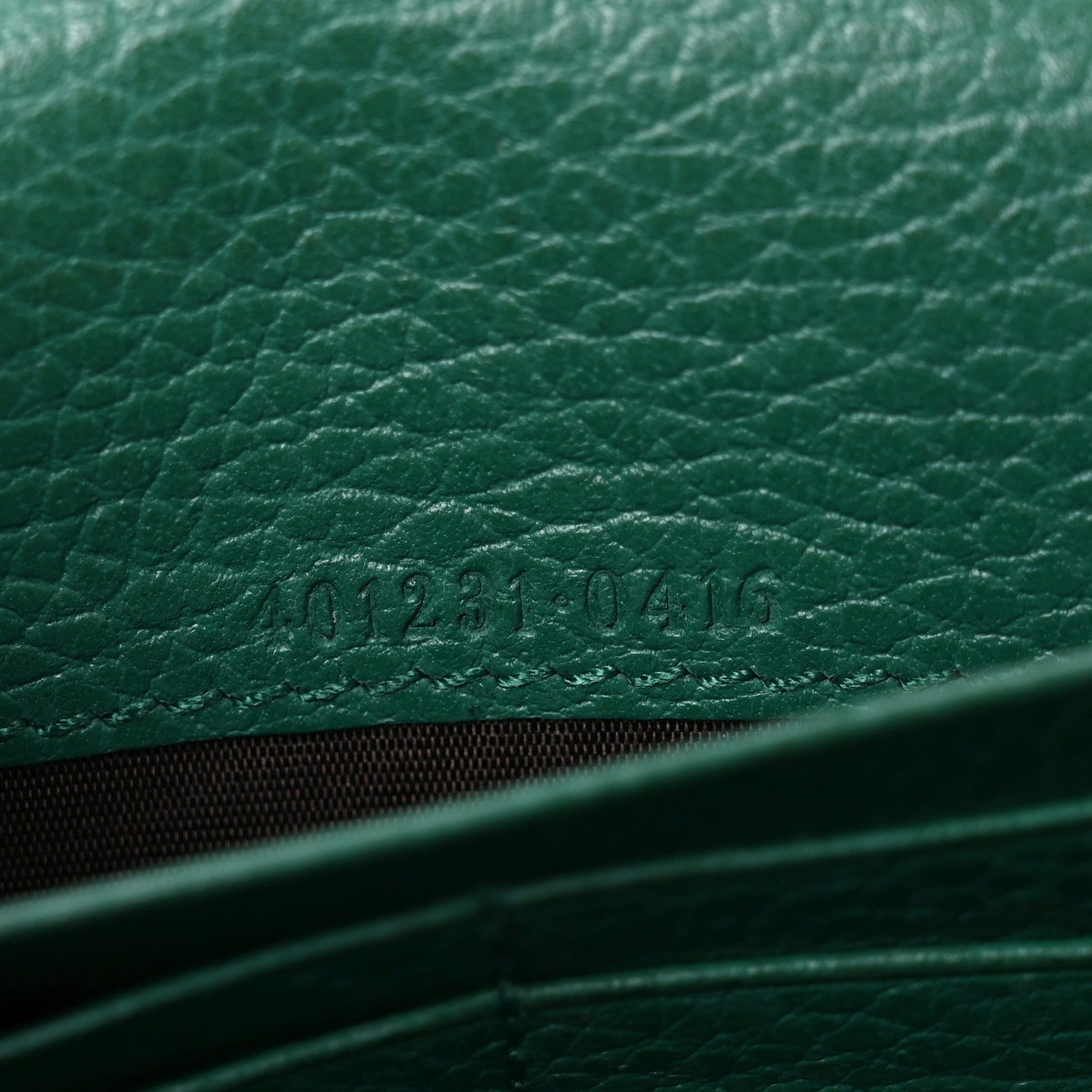 Calfskin Mini Dionysus Chain Wallet Emerald
