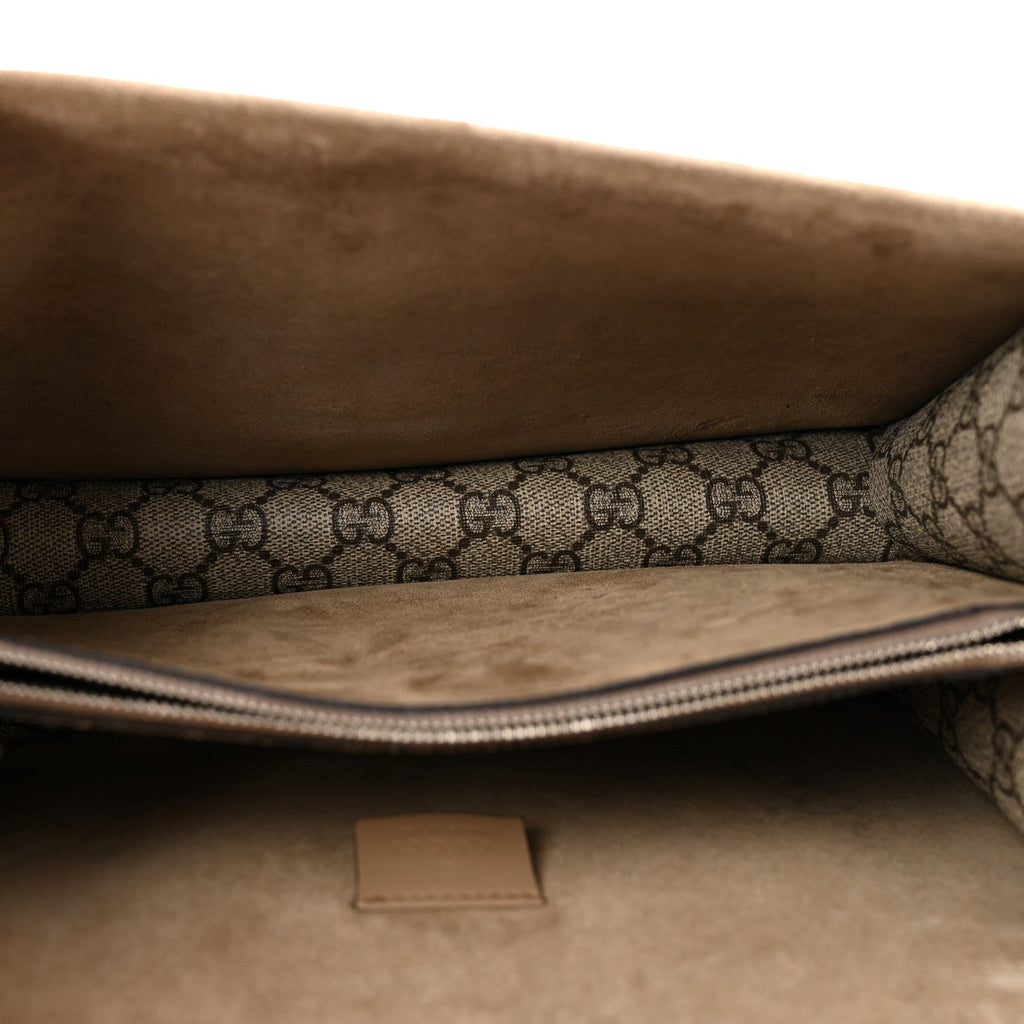 GG Supreme Monogram Small Dionysus Shoulder Bag Taupe