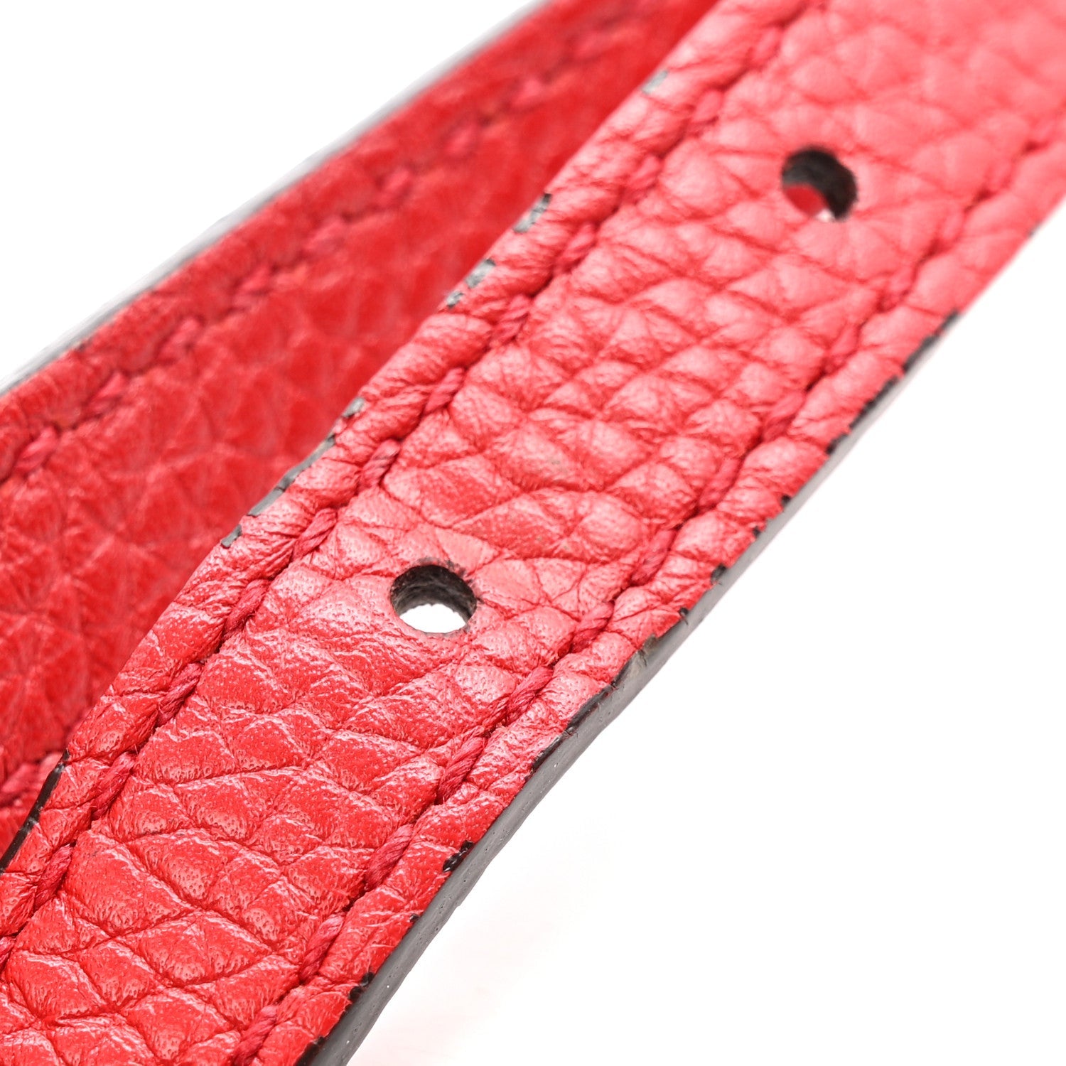 Pebbled Calfskin Small Soho Disco Bag Tabasco Red