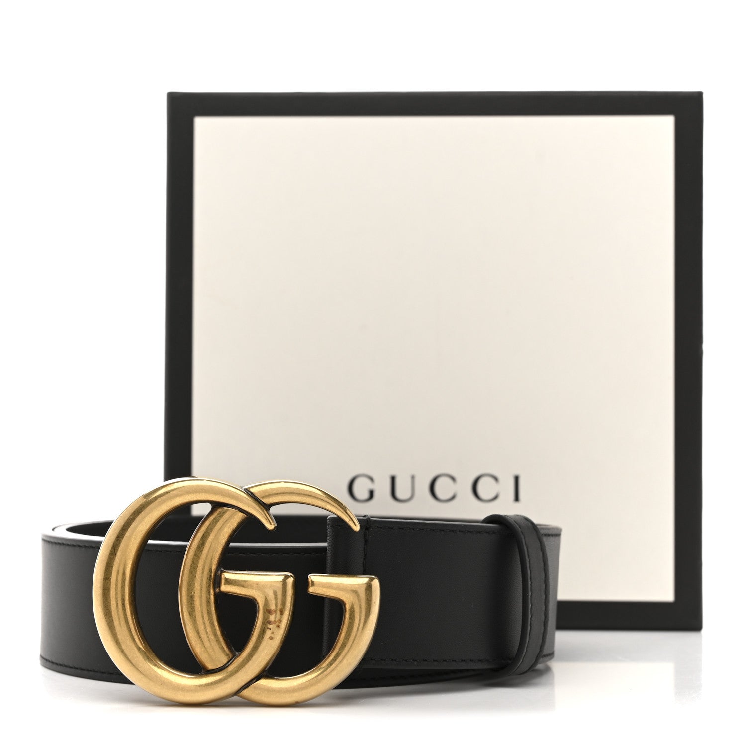 Calfskin Double G 40mm Belt 90 36 Black