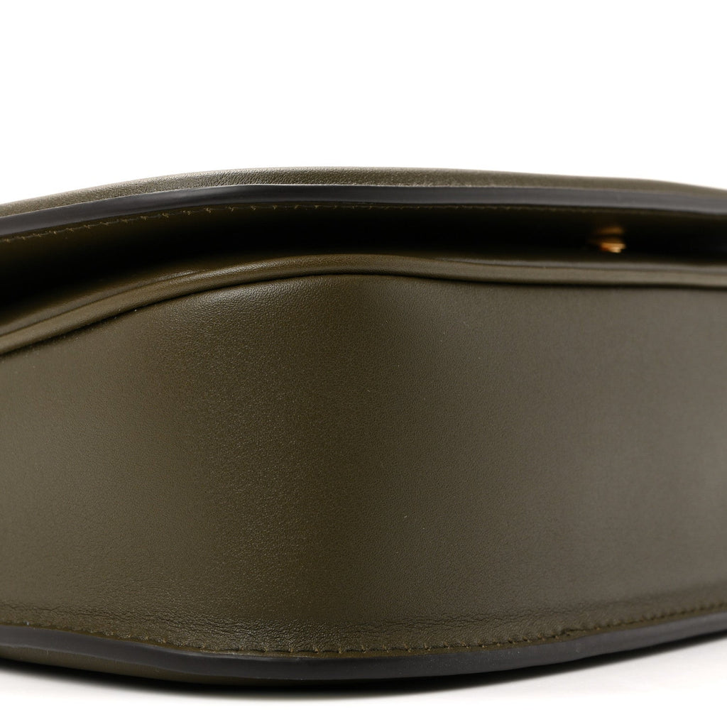 Roxy Calfskin Medium Blondie Top Handle Bag Forest Green