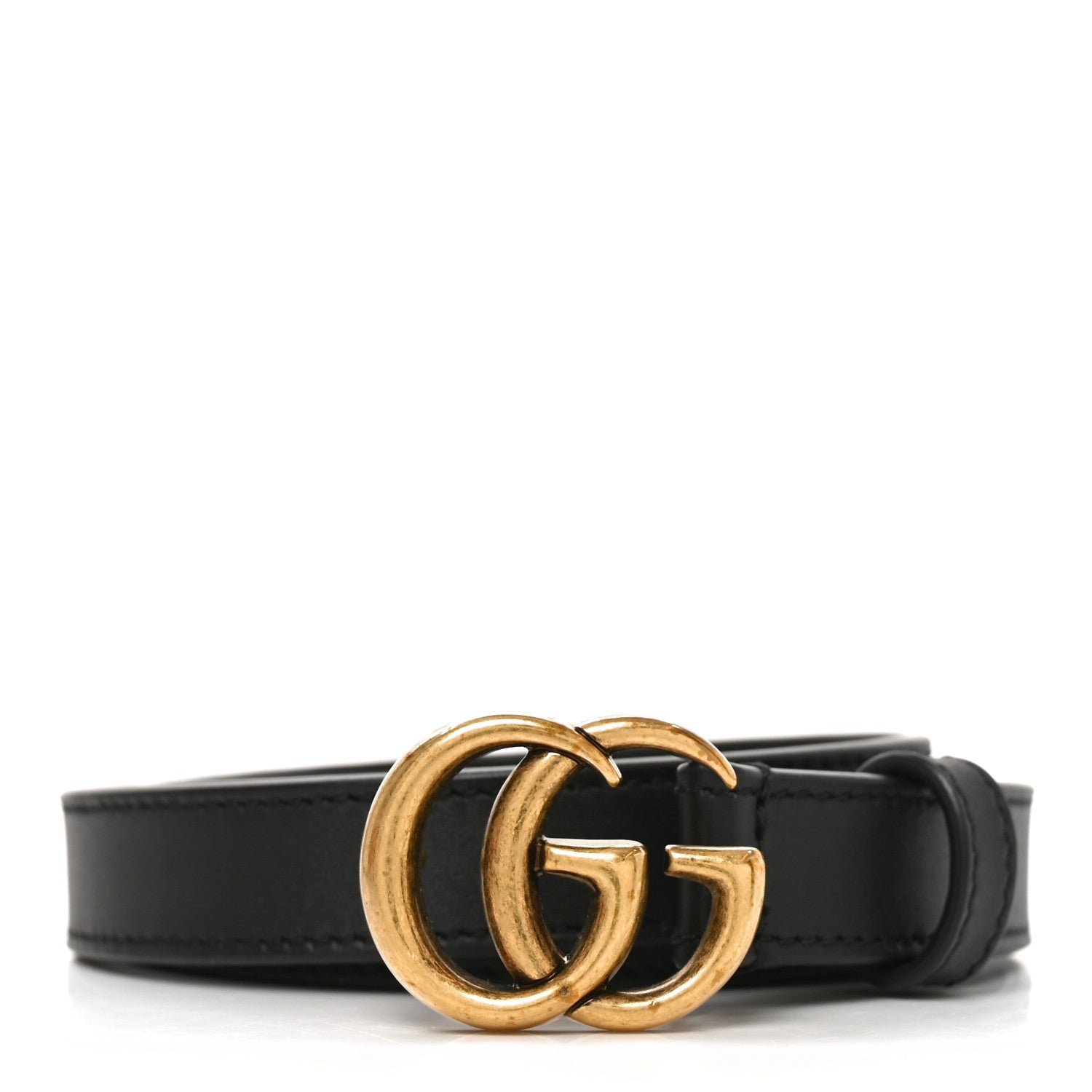 Calfskin Double G 20mm Belt 85 34 Black