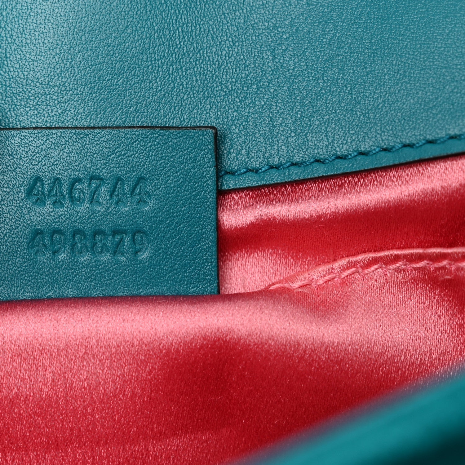 Velvet Matelasse Mini GG Marmont Shoulder Bag Pavone Cyan
