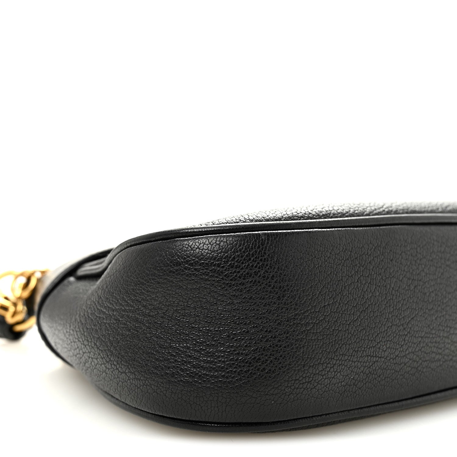 Goatskin Small Aphrodite Shoulder Bag Black
