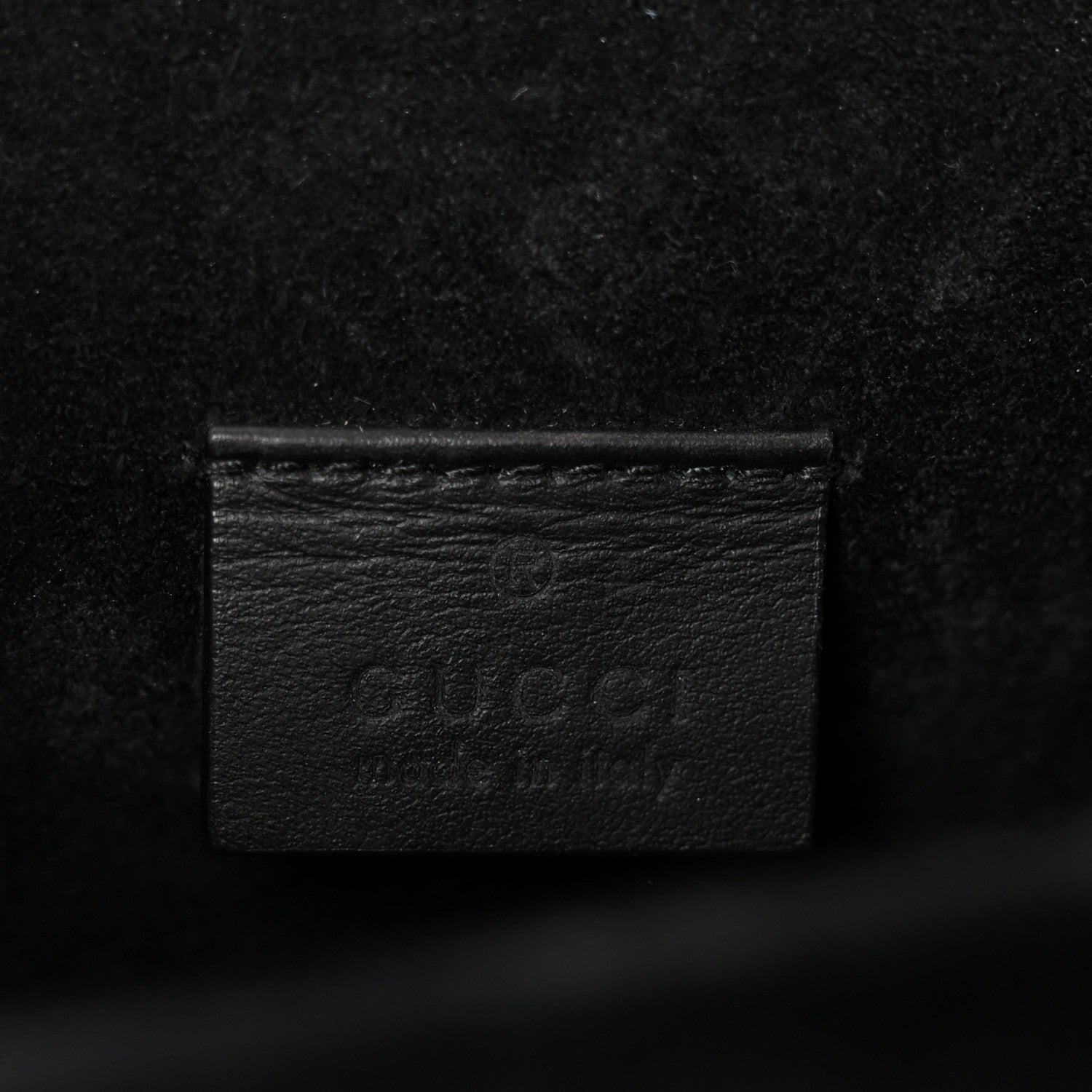 GG Supreme Monogram Suede Crystal Small Dionysus Shoulder Bag Beige Ebony Black