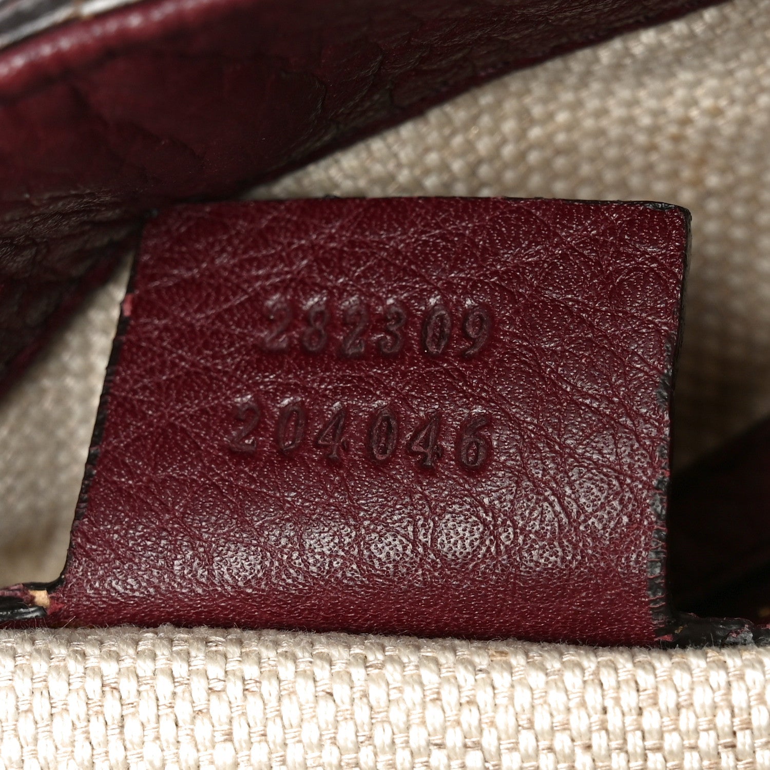 Pebbled Calfskin Medium Soho Shoulder Bag Bordeaux