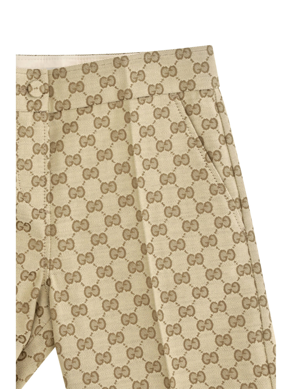 Gucci GG Trousers — Beige