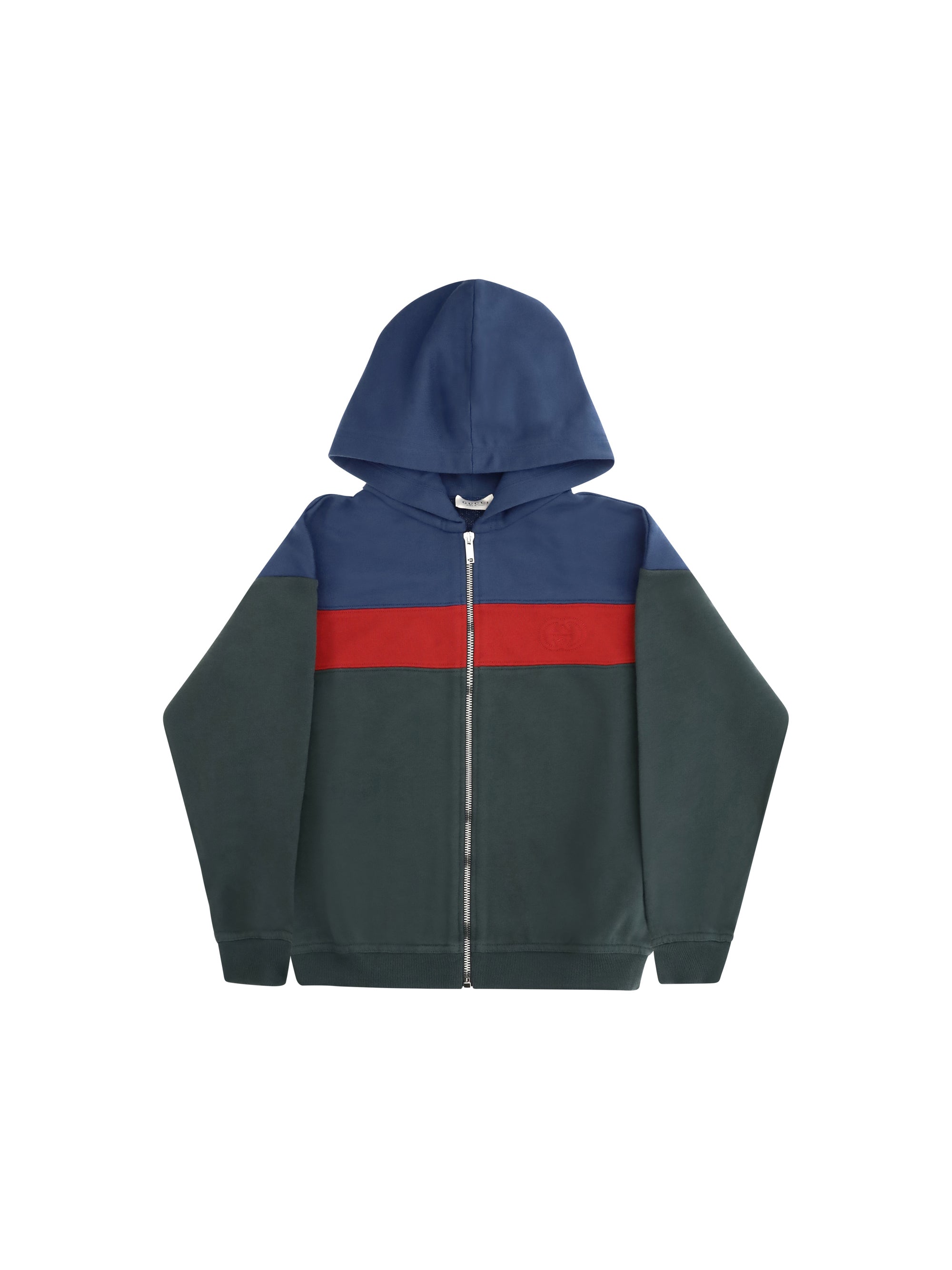 Gucci Web Stripe Hoodie — Navy