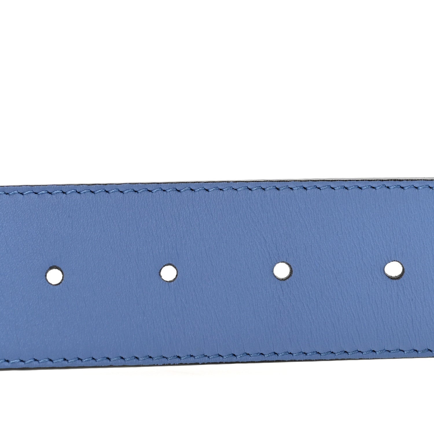 Calfskin Double G 40mm Belt 90 36 Clear Sky Blue