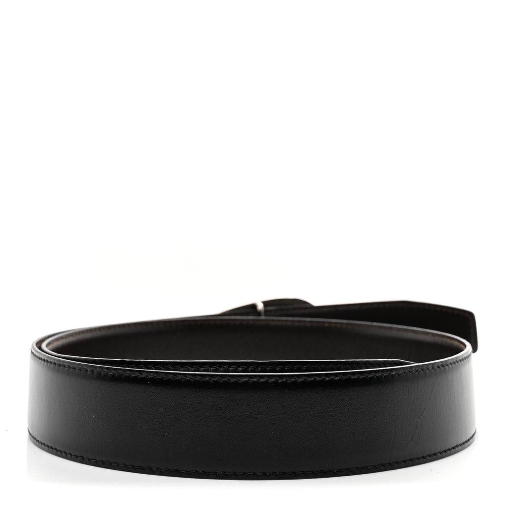 Calfskin G Logo Belt 80 32 Black