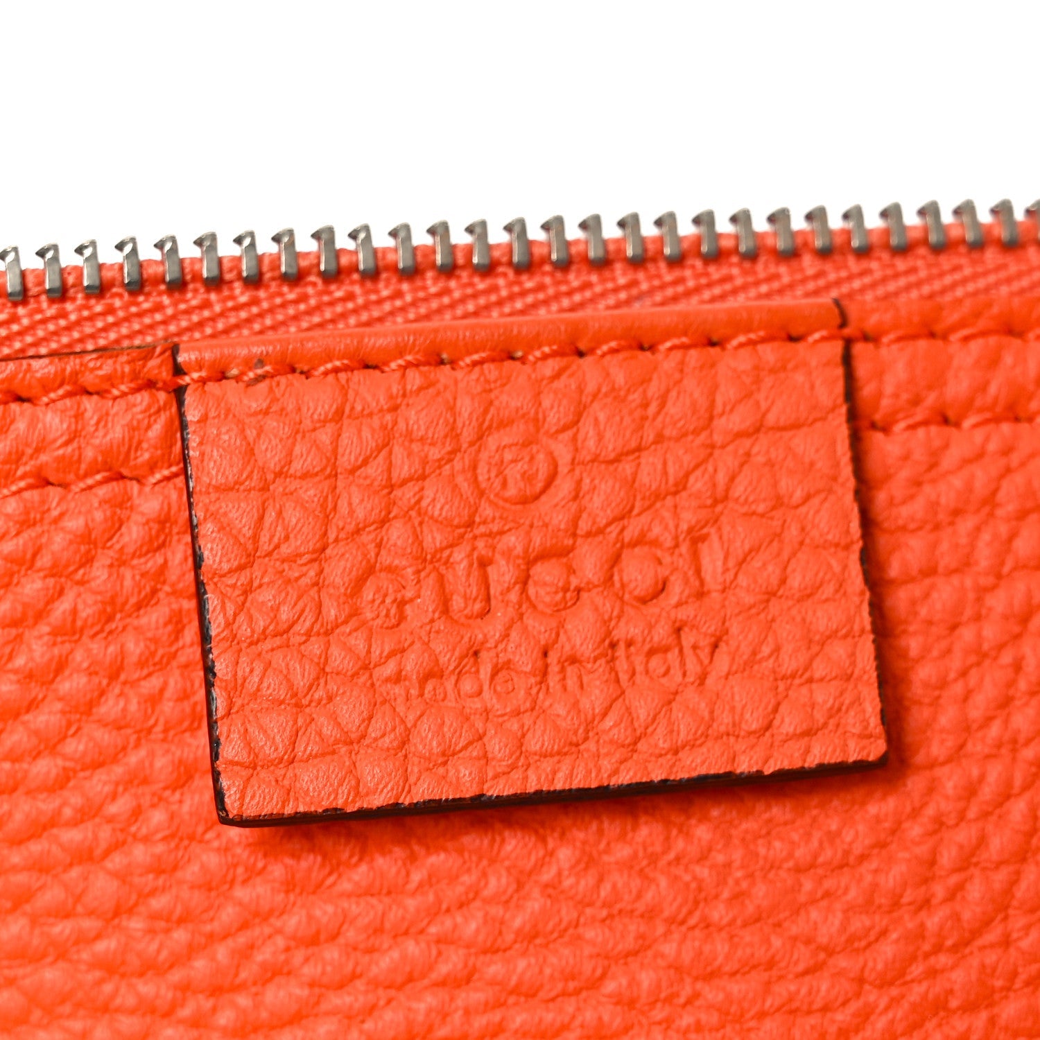 Soft Grained Calfskin Large Jackie Hobo Orange