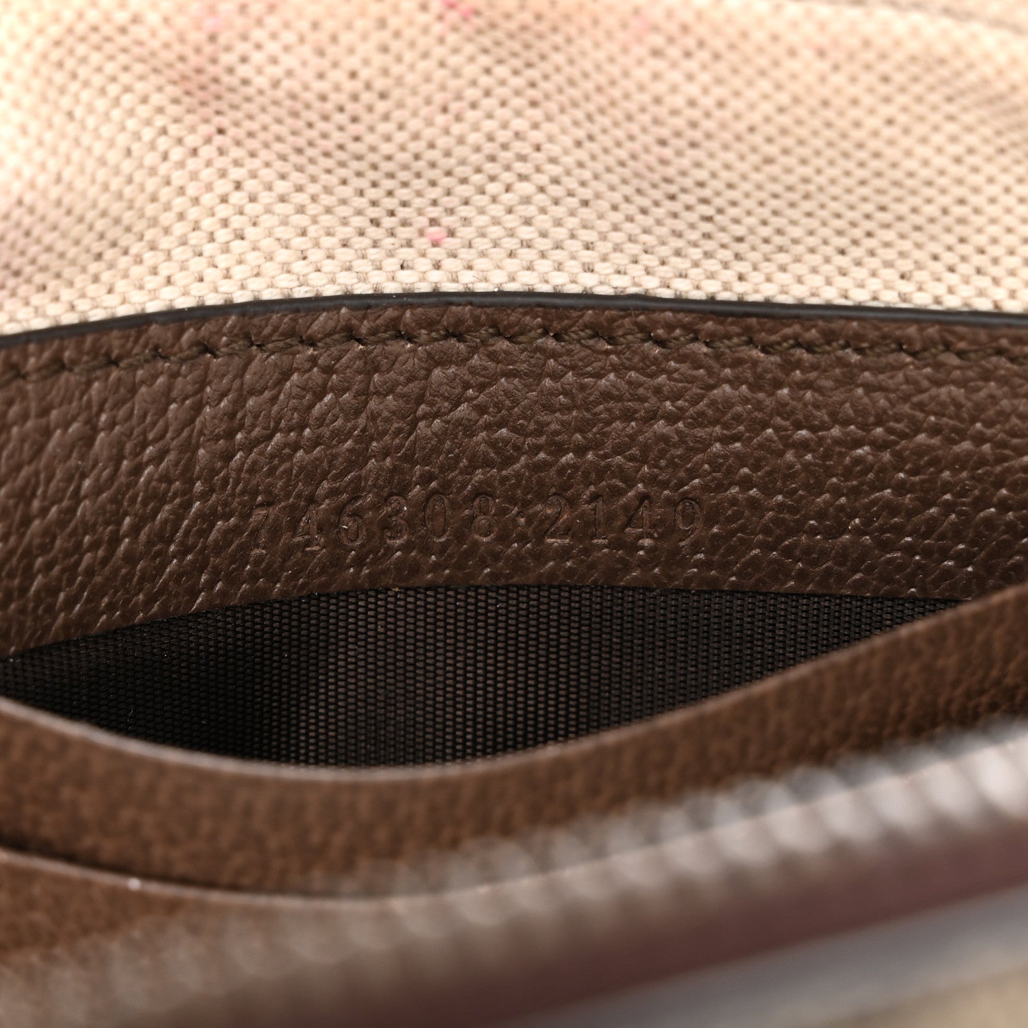 GG Supreme Monogram Web Mini Ophidia Bag Beige Ebony