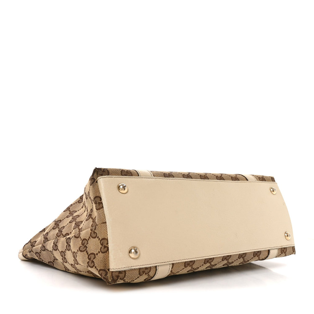 Monogram Medium Abbey Tote Off White