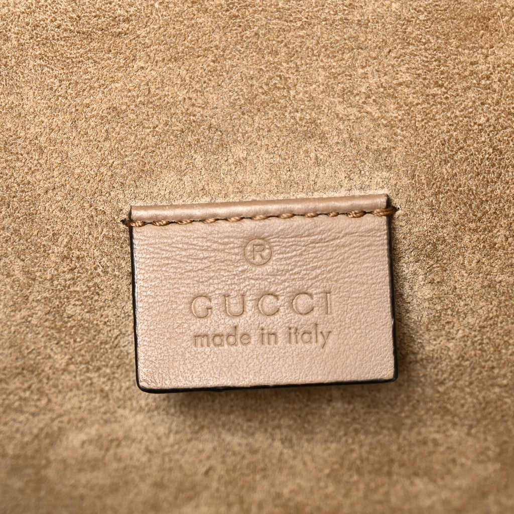 GG Supreme Monogram Small Dionysus Shoulder Bag Taupe