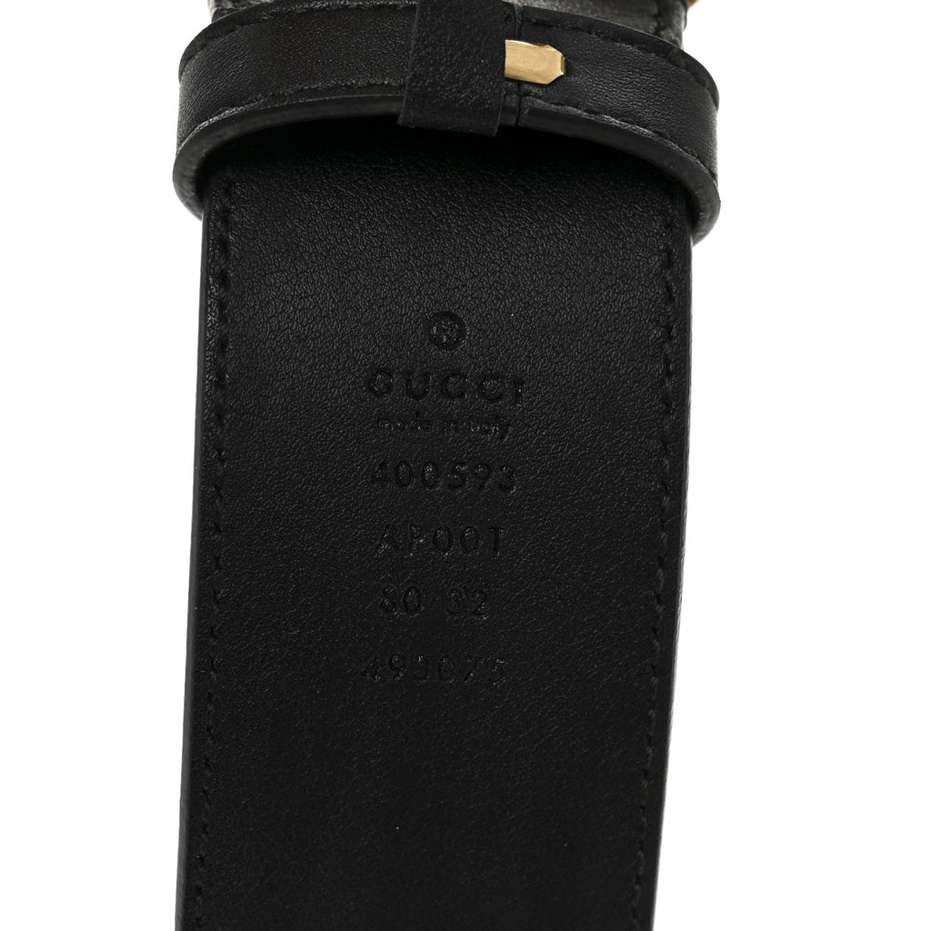 Calfskin Double G 40mm Belt 80 32 Black