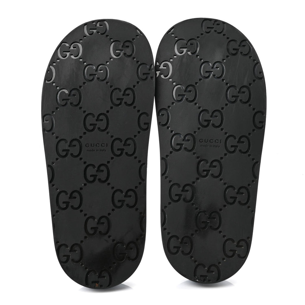 New Denim GG Monogram Granada Kid Womens Horsebit Mules 35 Blue