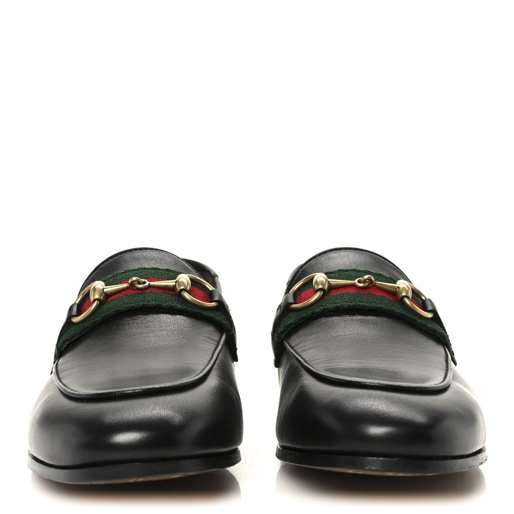 Malaga Kid Web Womens Horsebit Loafers 39.5 Black 35 Black