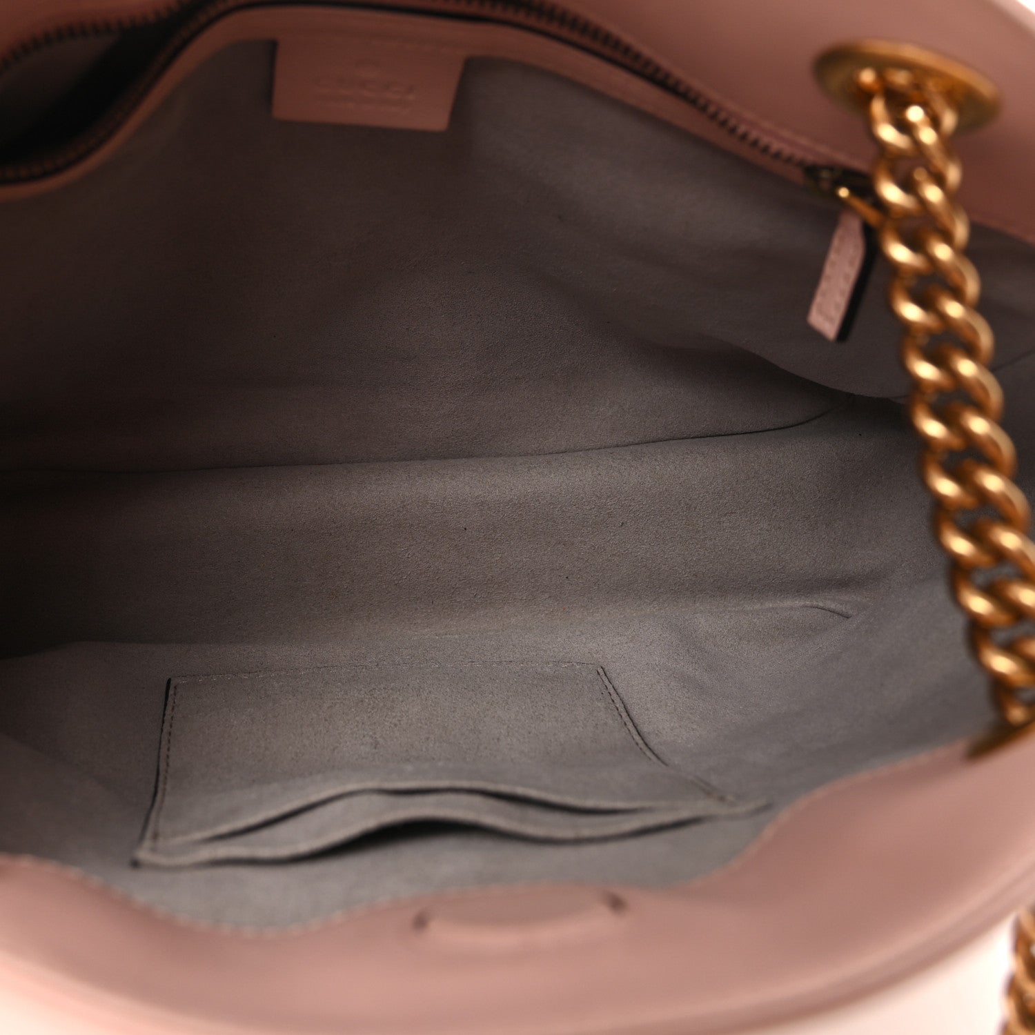 Calfskin Matelasse Medium GG Marmont Open Top Shoulder Bag Perfect Pink