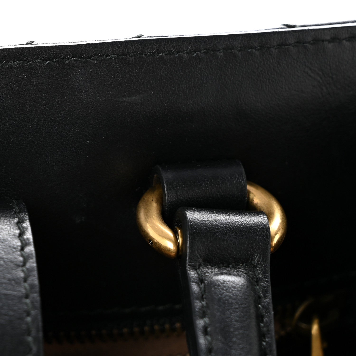 Calfskin Matelasse Small GG Marmont Tote Black