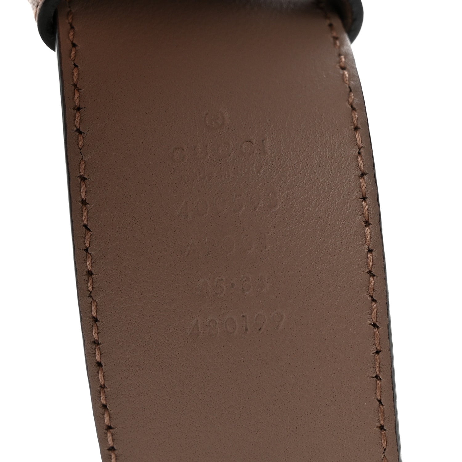 Calfskin Double G 40mm Belt 85 34 Porcelain Rose