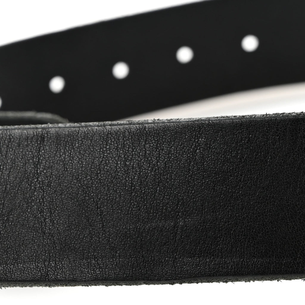 Faded Calfskin Double G 40mm Belt 85 34 Black