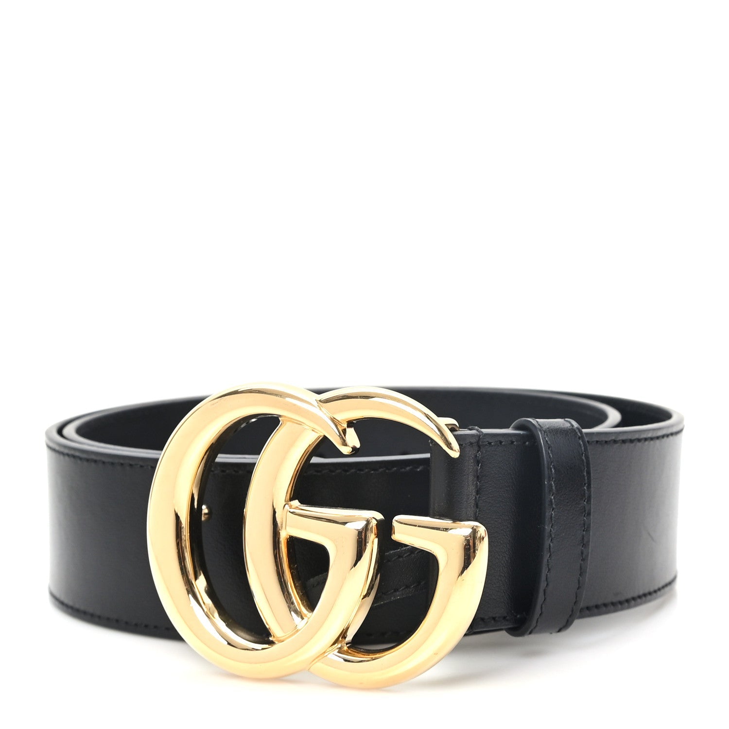 Plutone Calfskin Double G 40mm Belt 75 30 Black