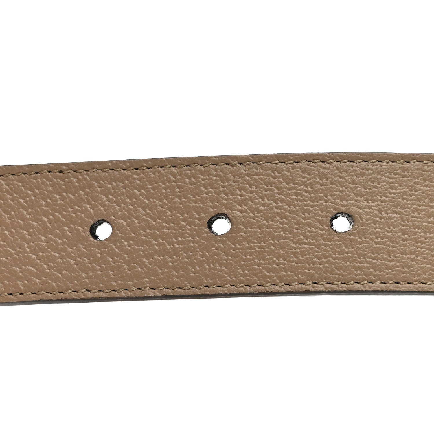 GG Supreme Monogram Matte Plutone Calfskin Double G 40mm Belt 75 30 Beige Mystic White Oatmeal