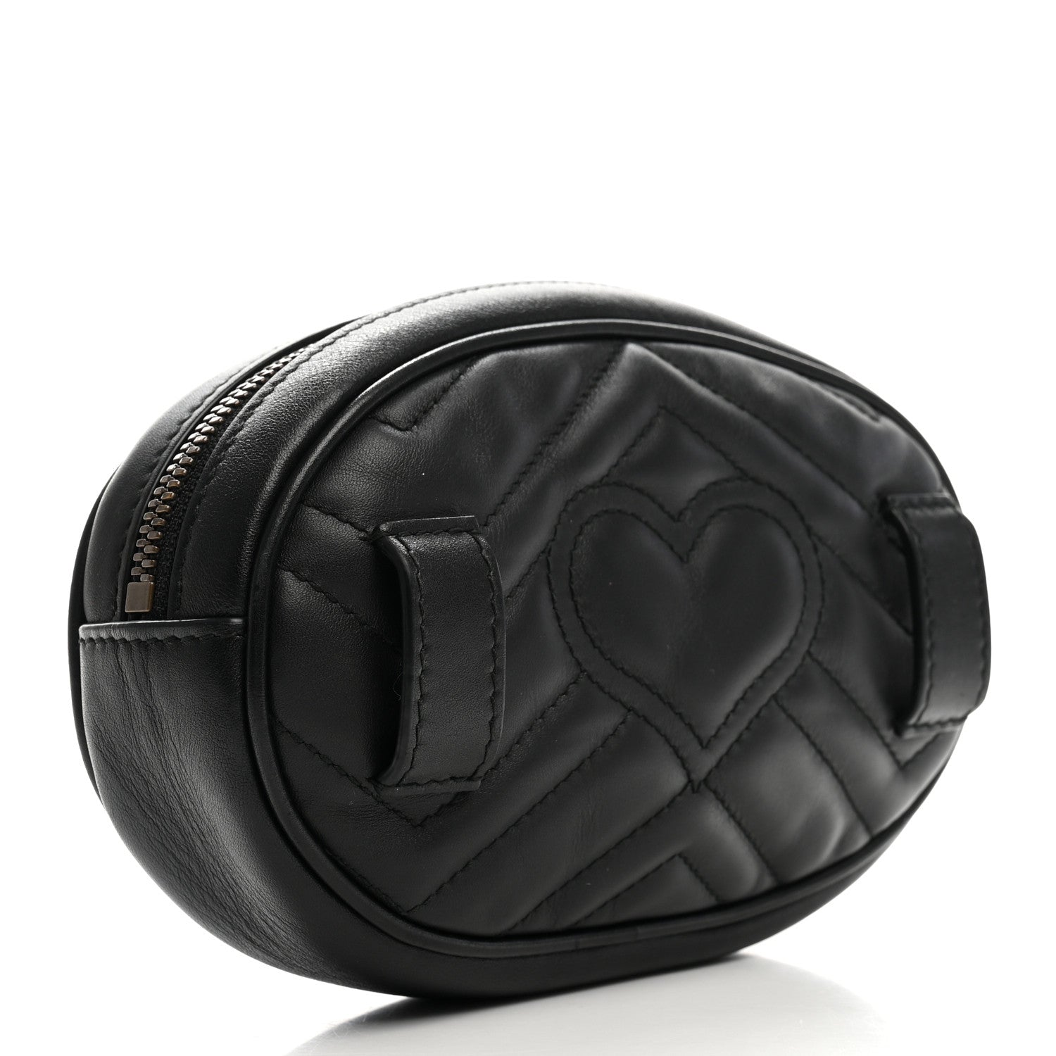 Calfskin Matelasse GG Marmont Belt Bag 95 38 Black