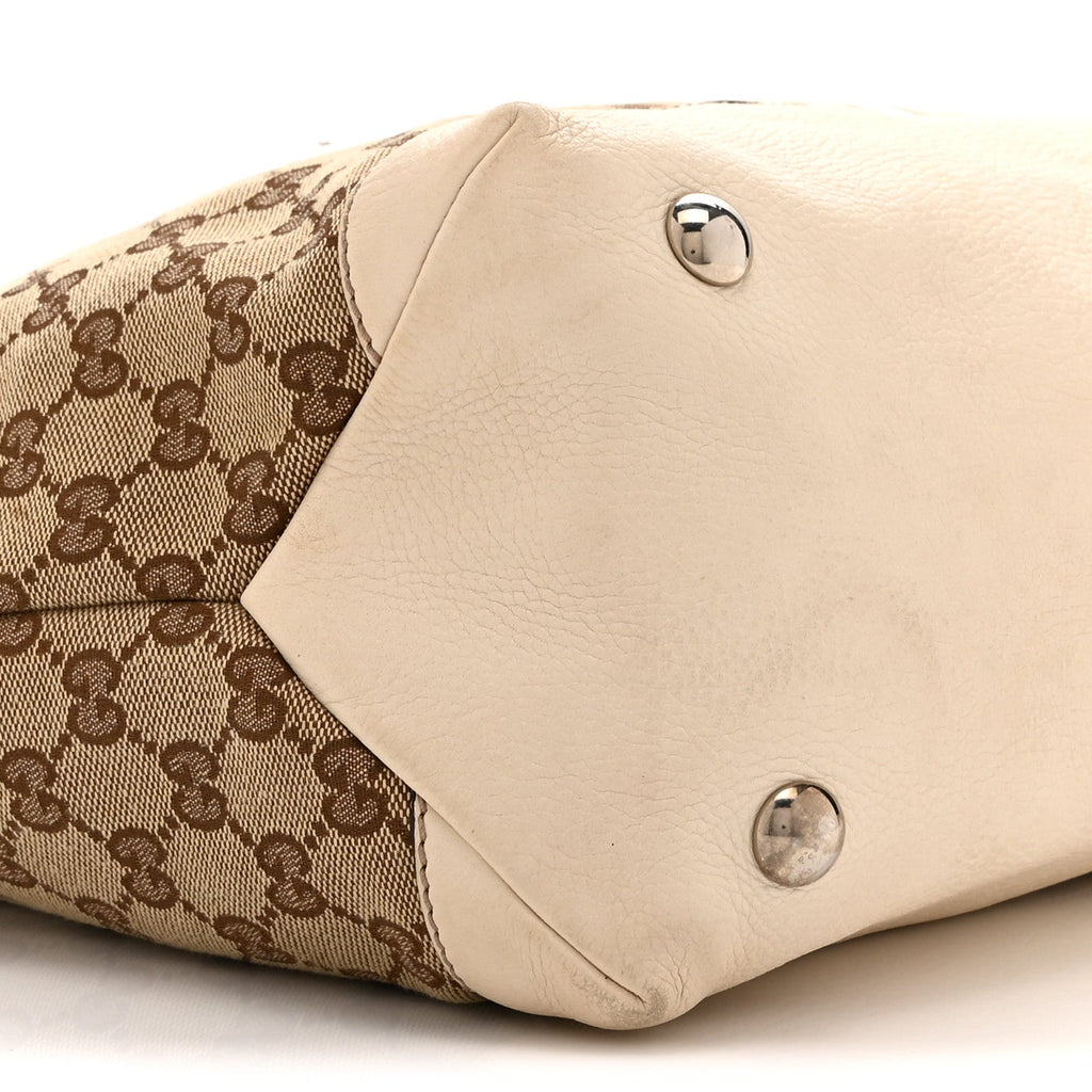 Monogram Web Sunset Tote Off White