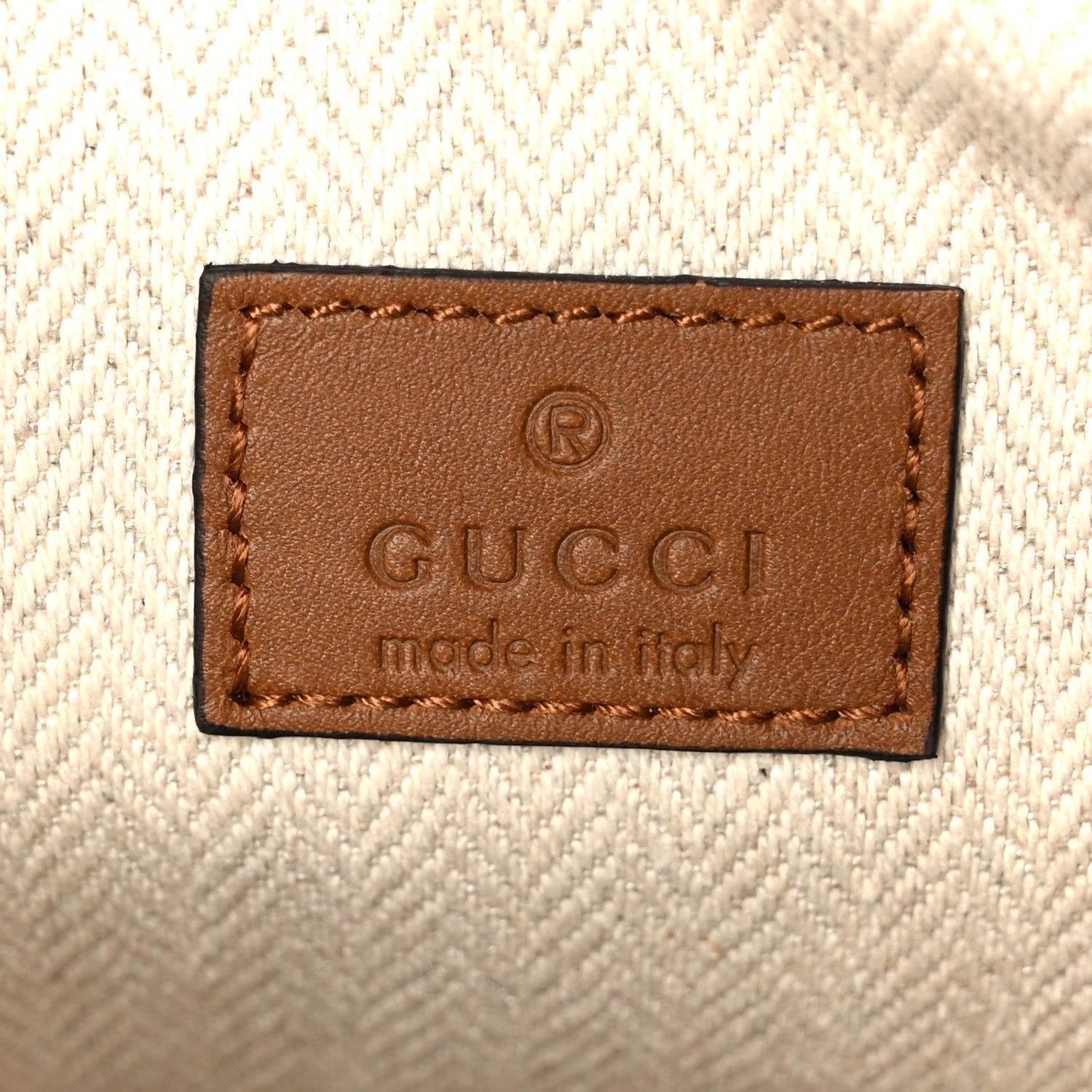 GG Supreme Monogram Mini Camera Bag Beige Ebony Old Sundial