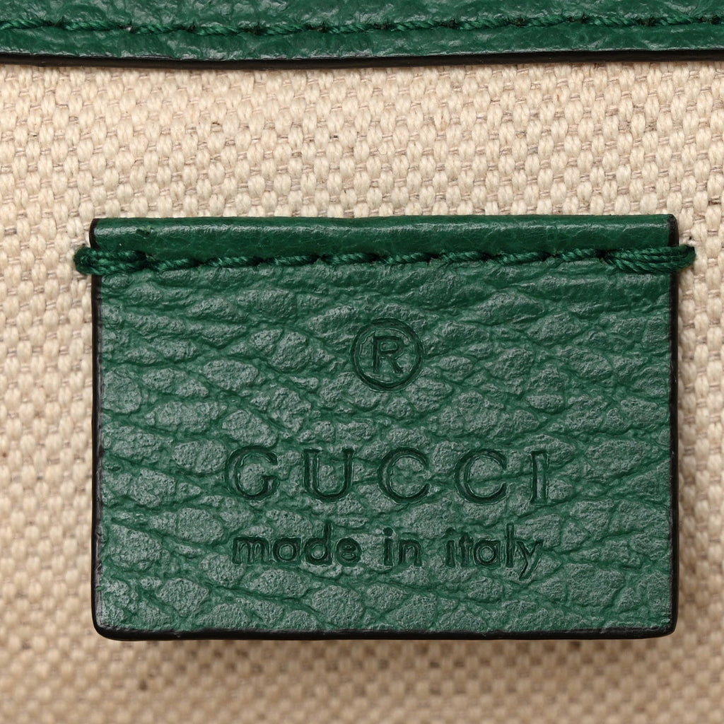 Pebbled Calfskin Small Dionysus Shoulder Bag Emerald