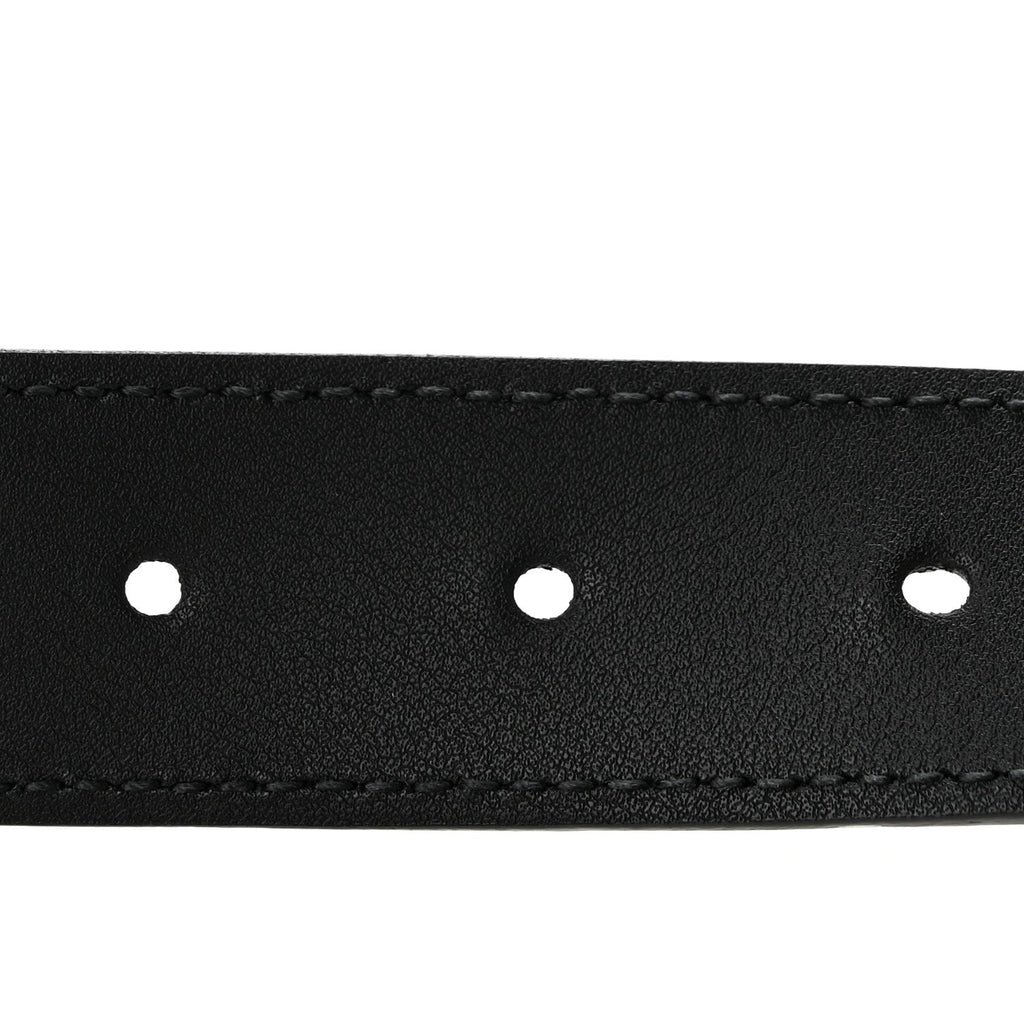 Calfskin Double GG 30mm Belt 75 30 Black