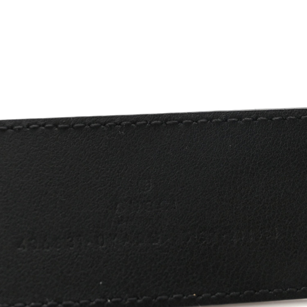 Textured Calfskin Double G 40mm Belt 75 30 Black