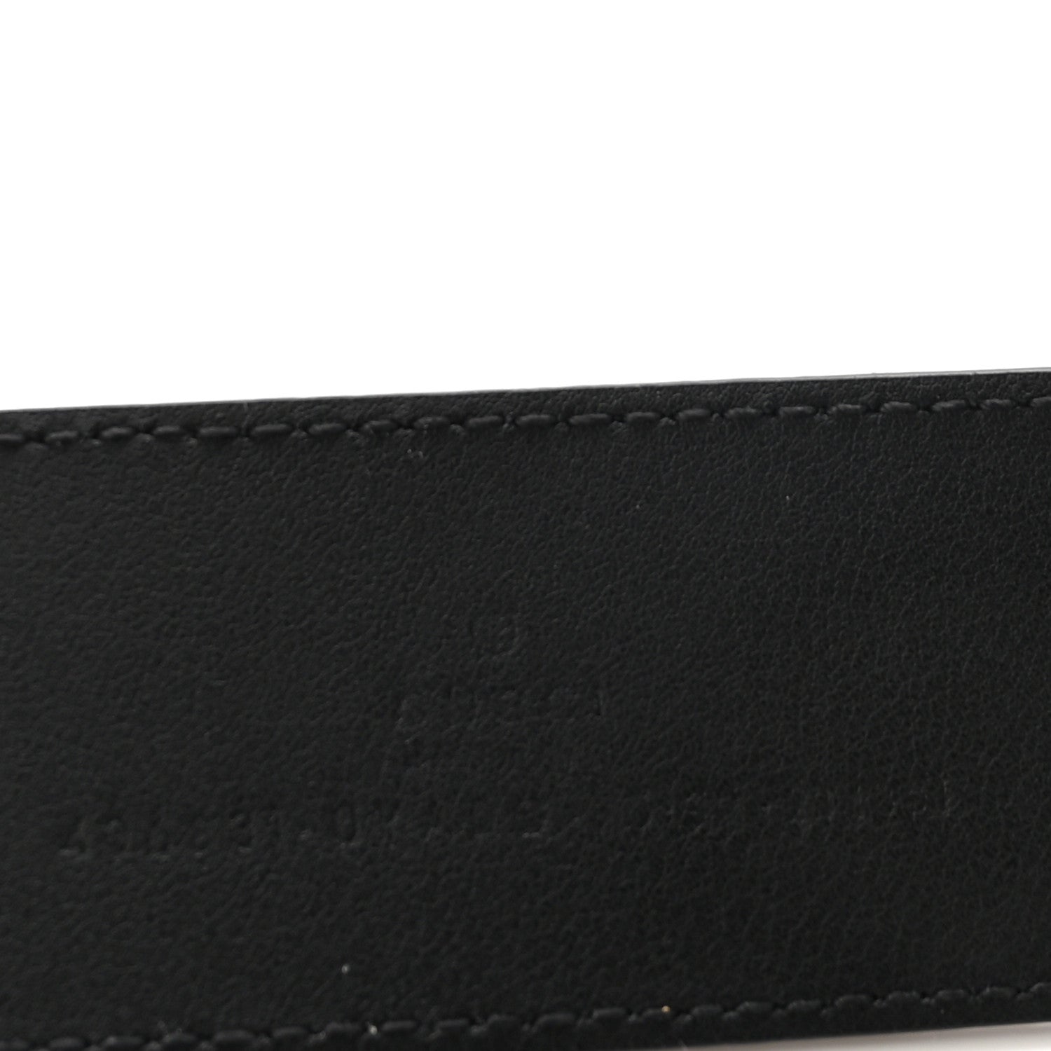 Textured Calfskin Double G 40mm Belt 75 30 Black