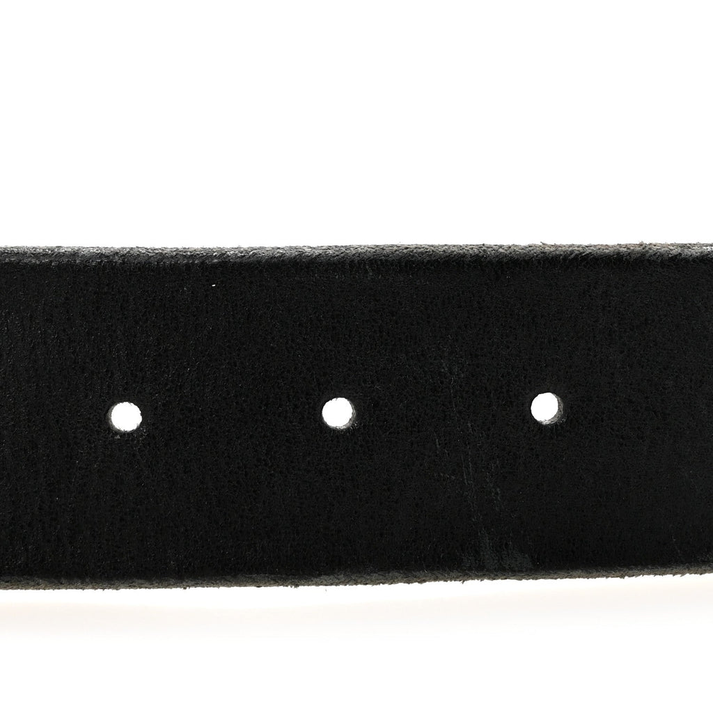 Faded Calfskin Snake Double G Belt 70 28 Black