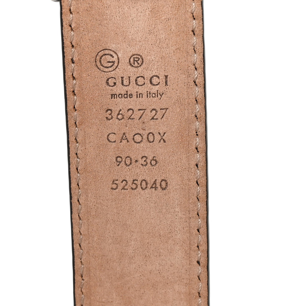 Calfskin Double G 30mm Belt 90 36 Brown