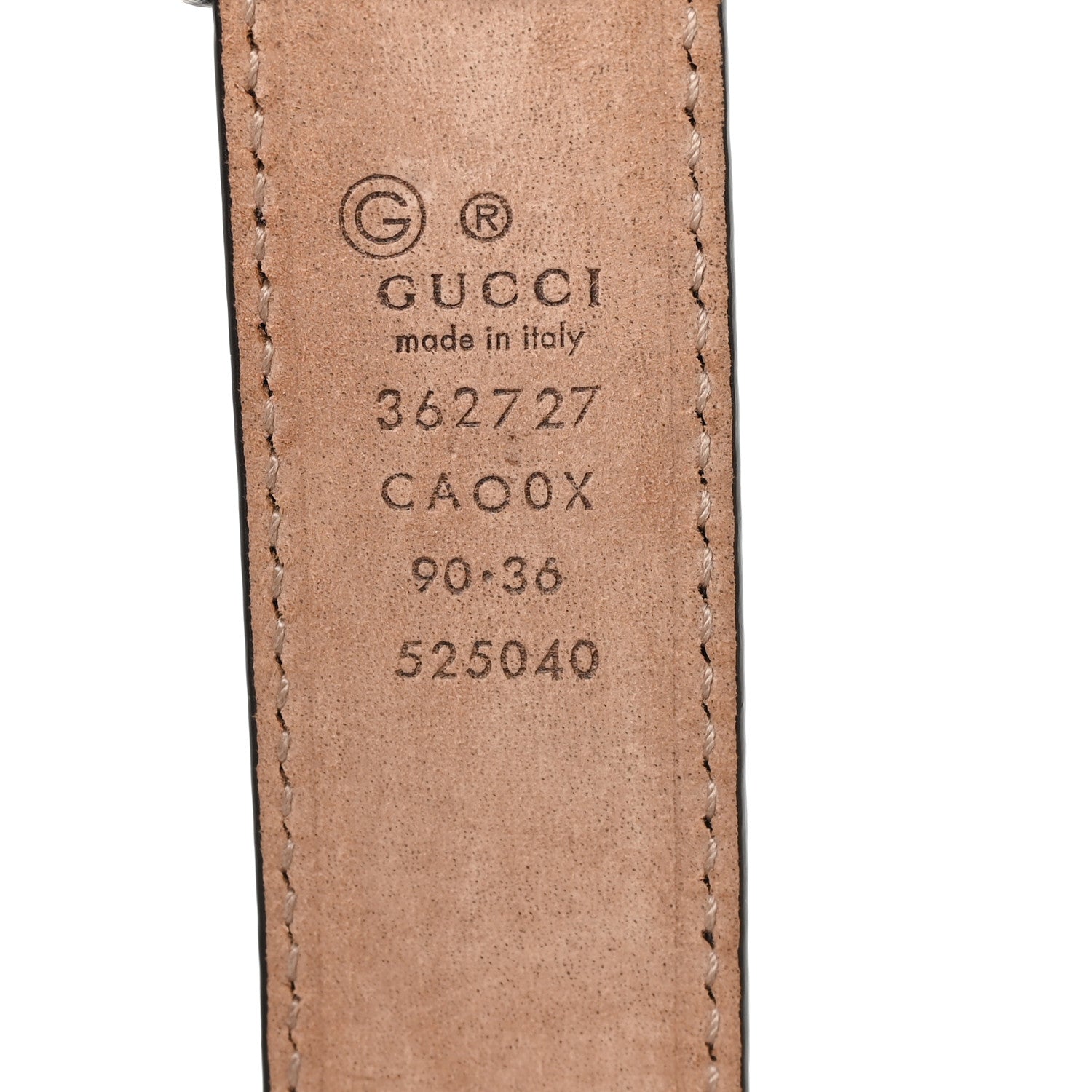 Calfskin Double G 30mm Belt 90 36 Brown