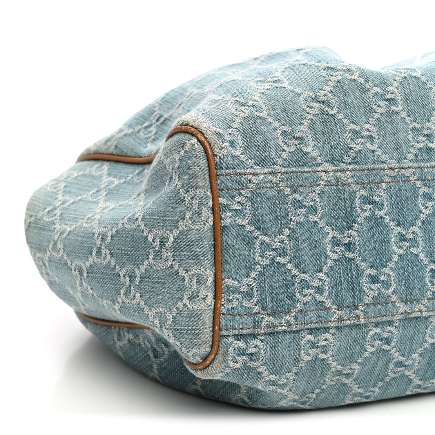 Denim Monogram Medium Sukey Tote Blue