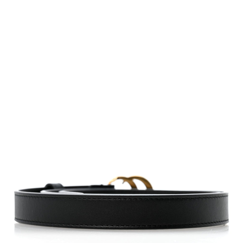 Calfskin Double G 20mm Belt 80 32 Black