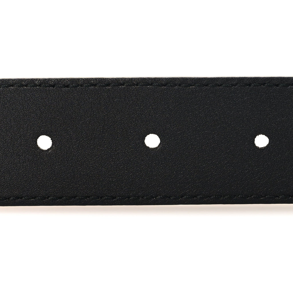 Calfskin Mens Interlocking G Belt 75 30 Black