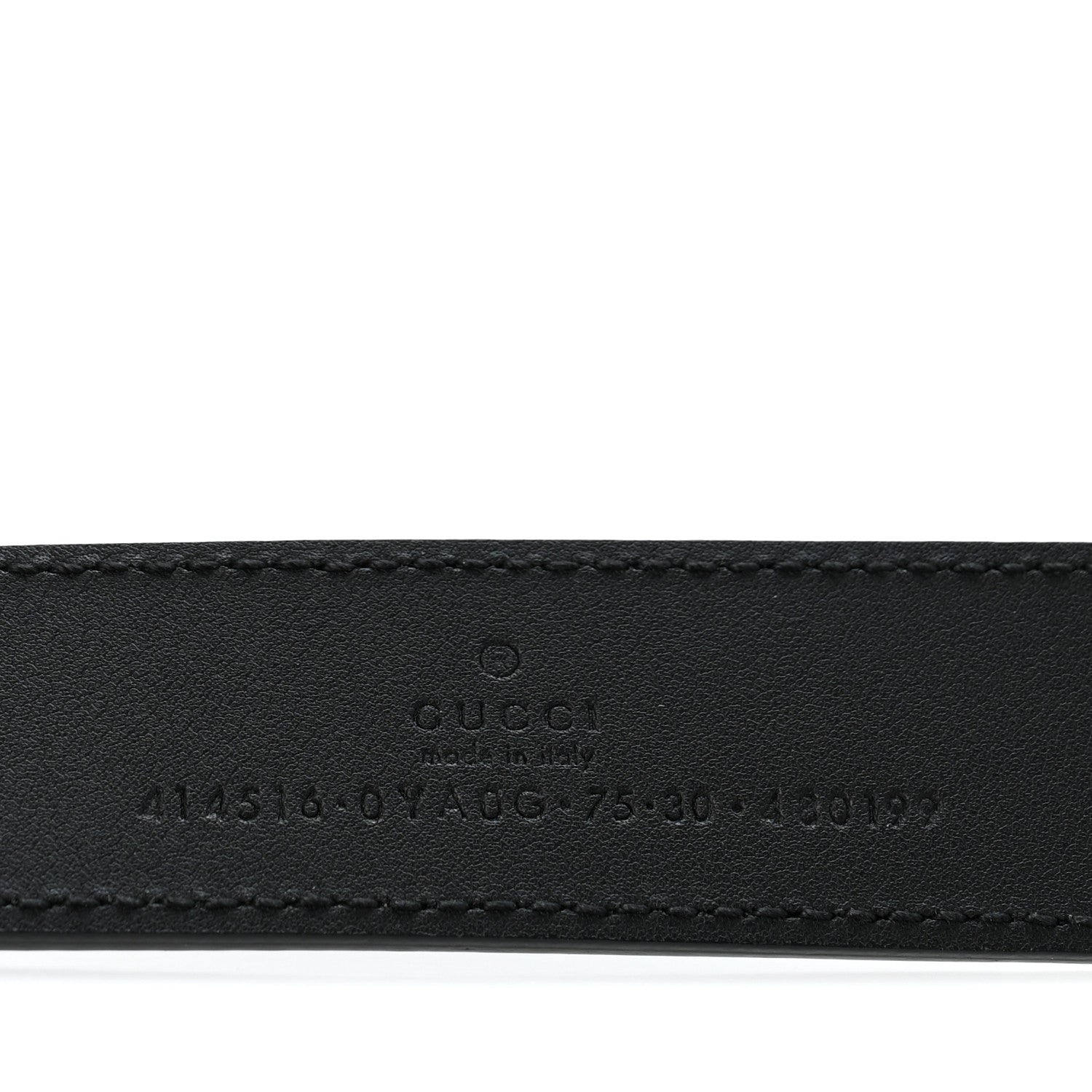 Calfskin Double G 30mm Belt 75 30 Black